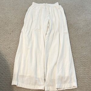 Princess polly white linen pants size 2